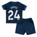 Billige Chelsea Reece James #24 Børnetøj Udebanetrøje til baby 2023-24 Kortærmet (+ korte bukser)